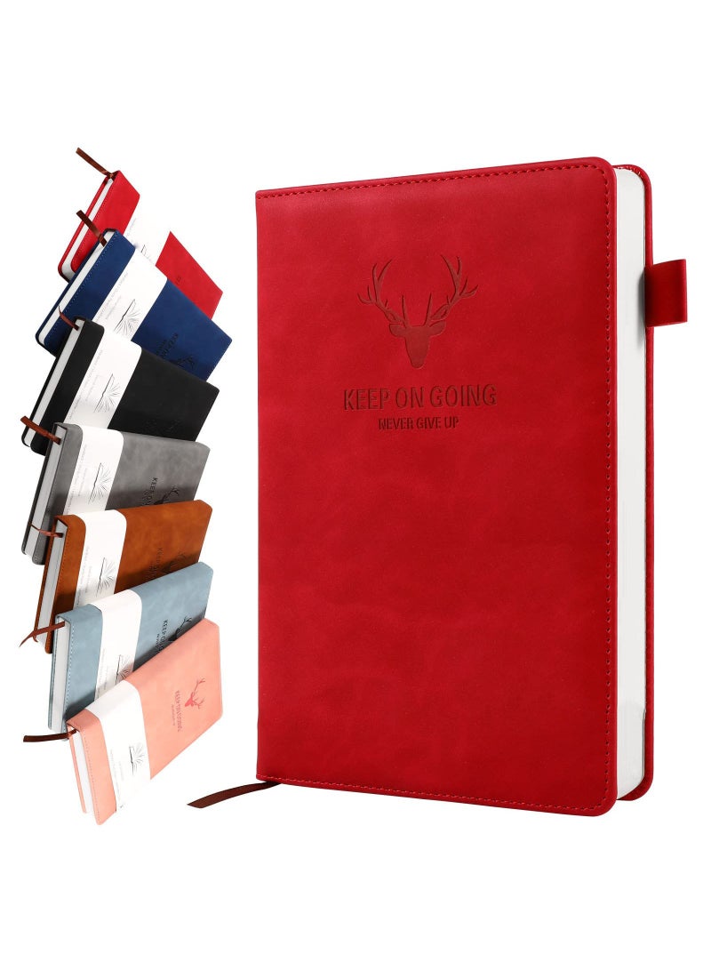 Notebook A5, Journal A5 Notebook Notepad Note book, 360 s Hardcover Journal Notebooks with Pen Loop for Office School Home Business Writing  Note Taking - Image 1